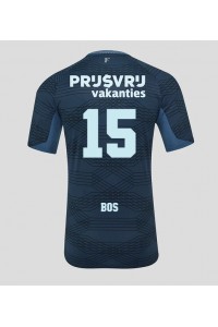 Feyenoord Jordan Bos #15 Voetbaltruitje Uit tenue 2025-26 Korte Mouw